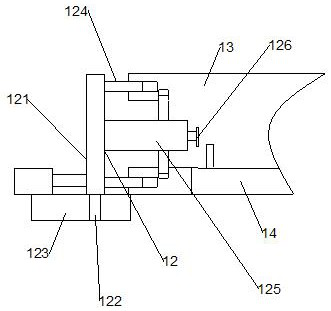 Positioning and punching device for nixie tube shell processing and production