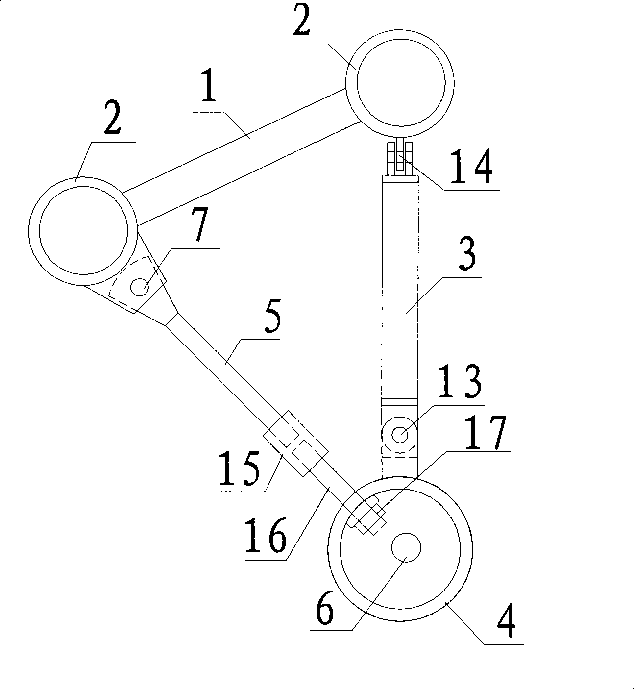 Connecting structure for suspendome