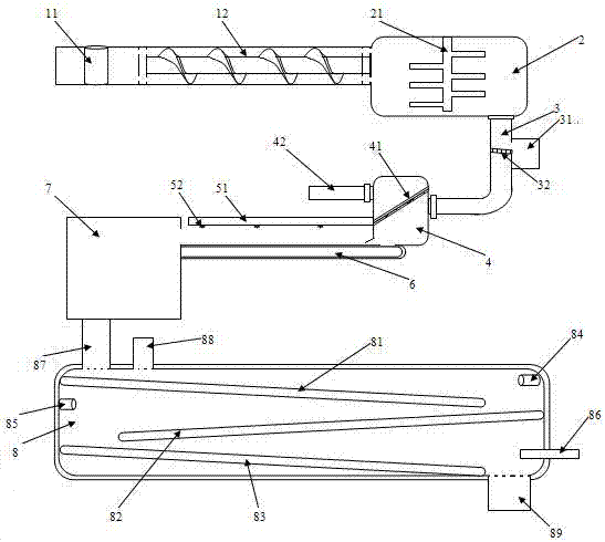 Sludge treatment apparatus for water conservancy project