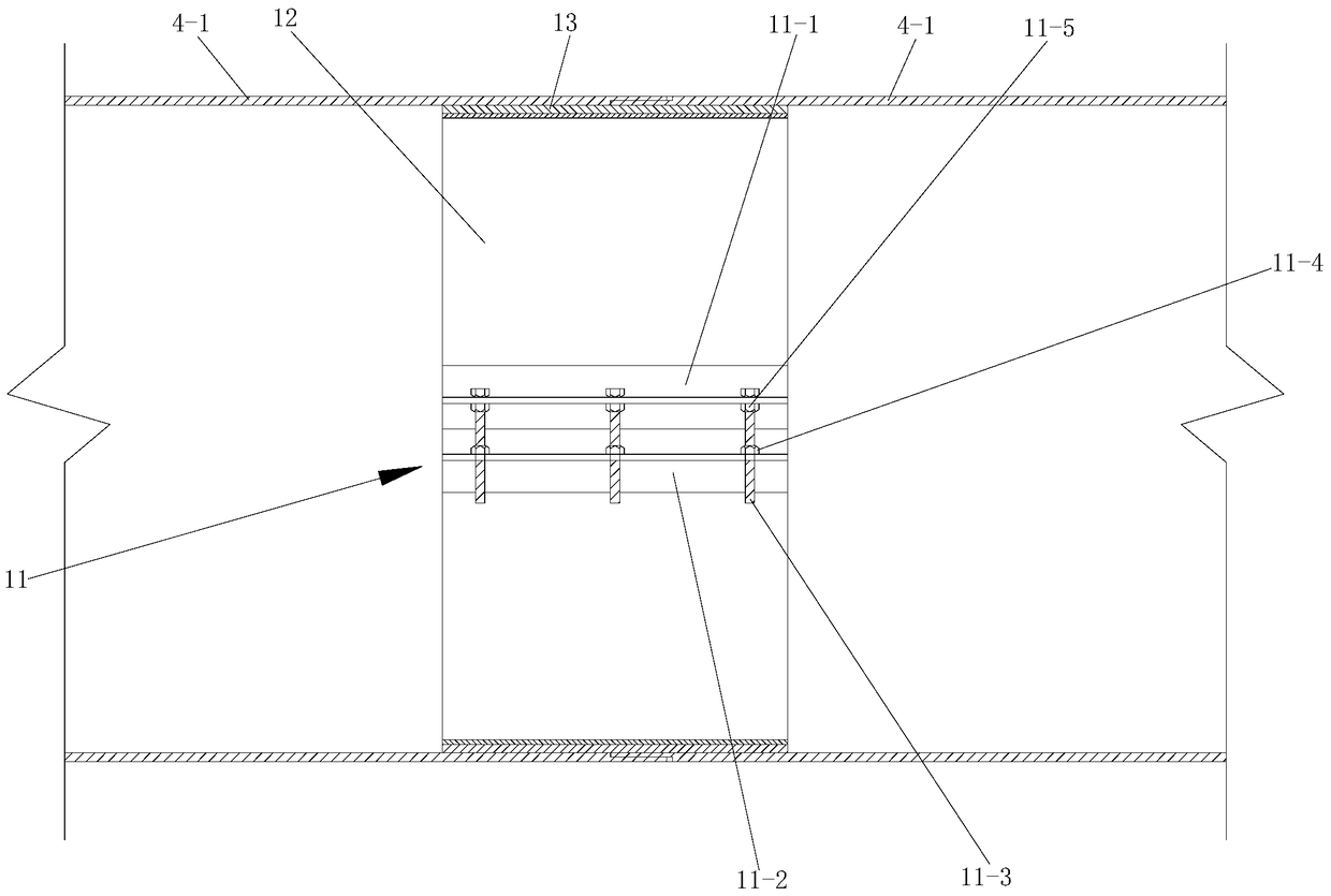 Highway culvert structure and construction method using hdpe winding reinforced pipe and foam concrete