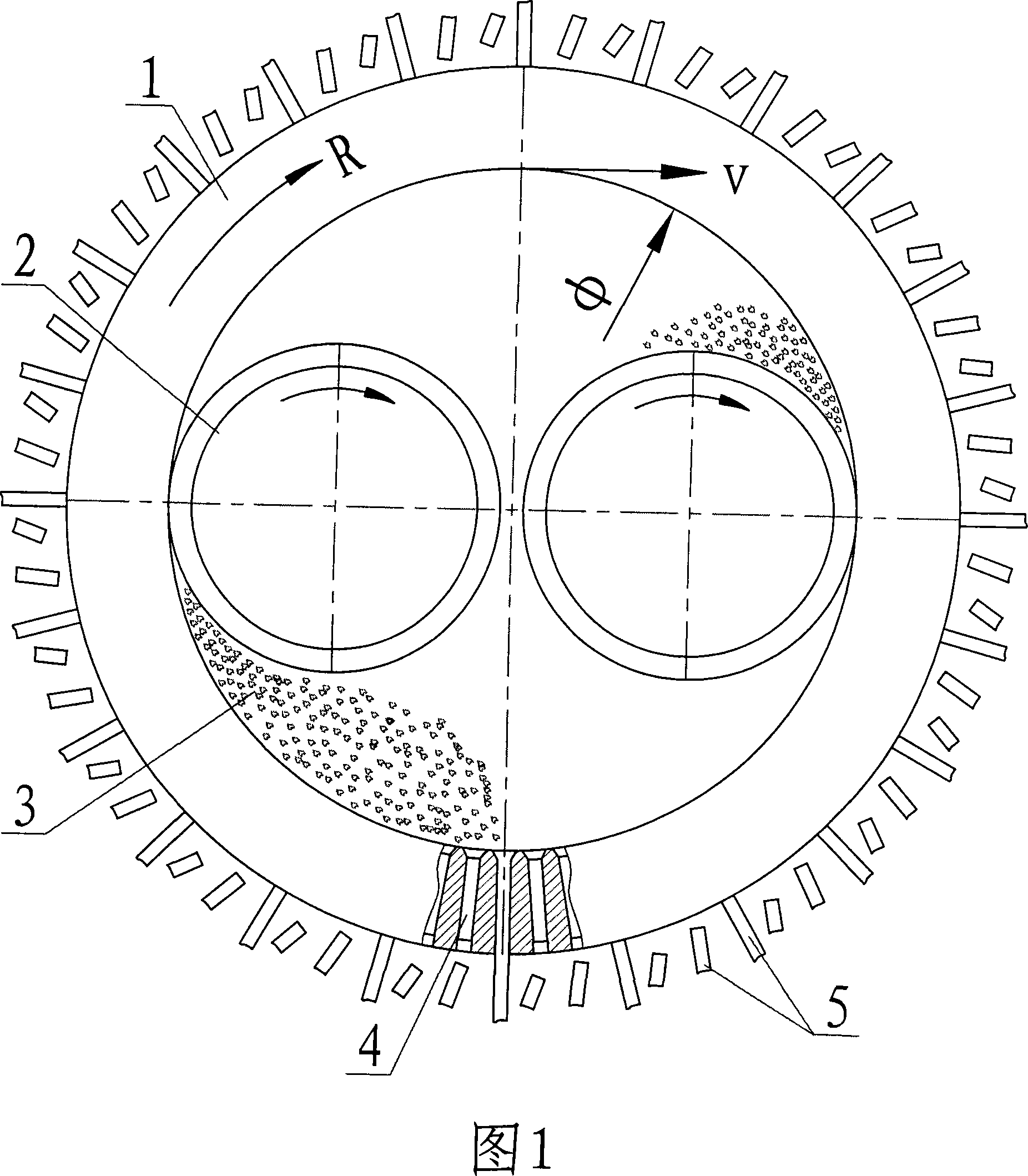 General purpose type wood substance grain forming technique