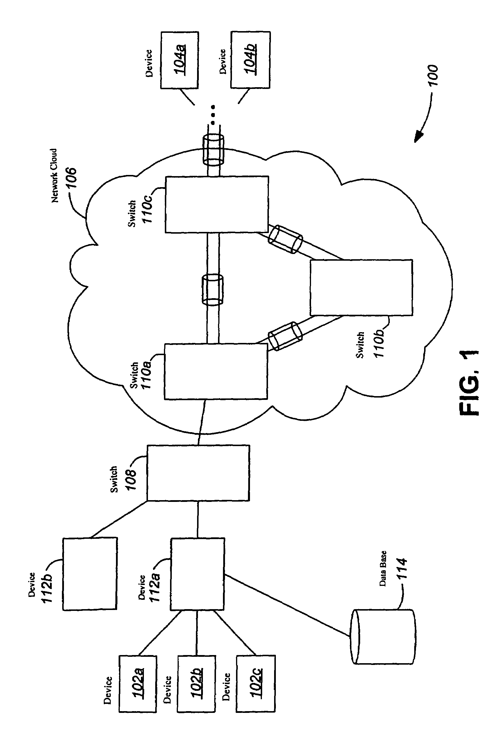 System and method for selection of redundant control path links in a multi-shelf network element