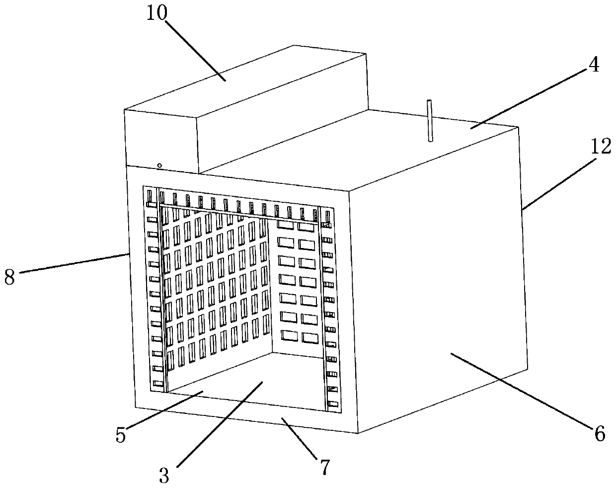 Test box suitable for electronic products