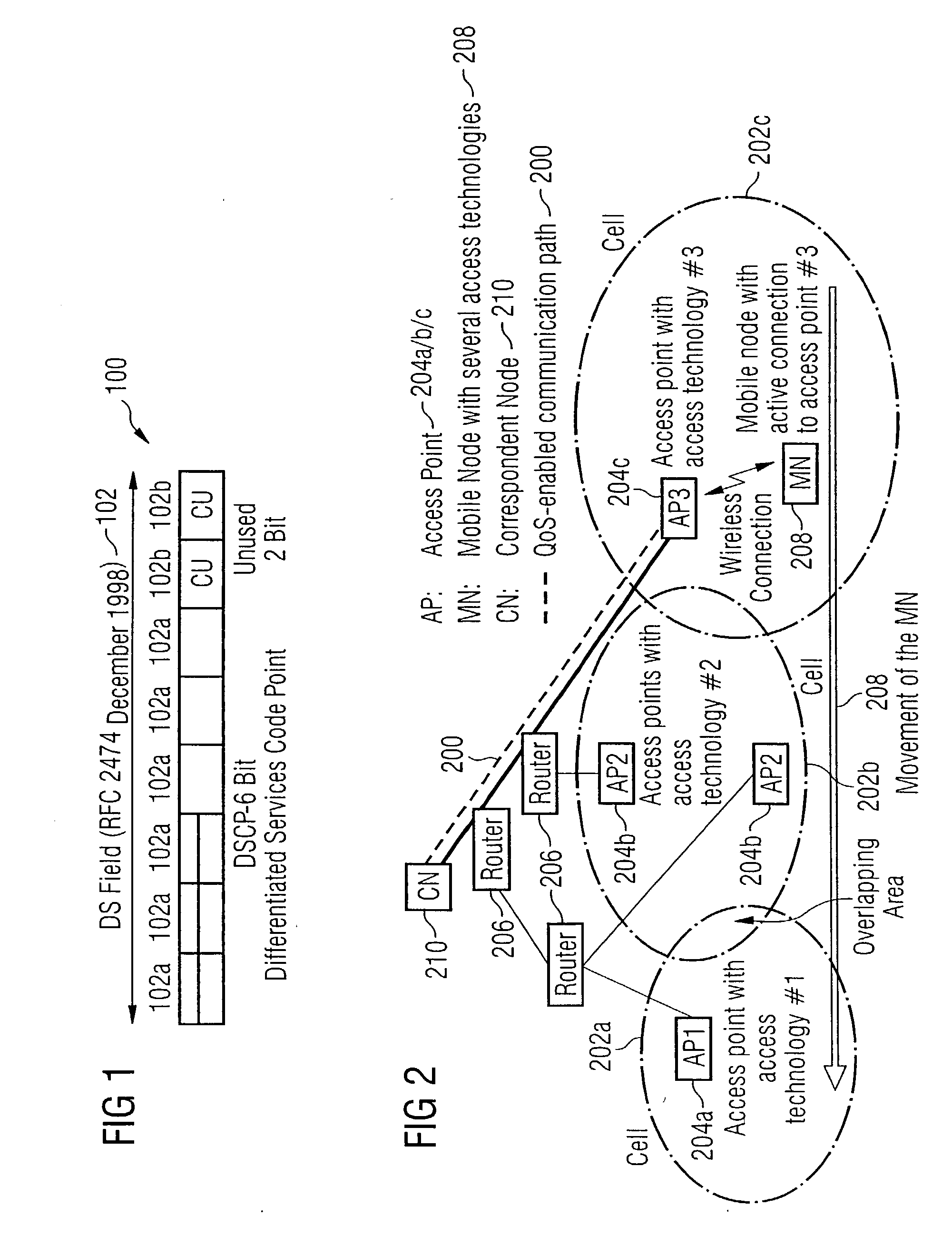 Adaptive quality-of-service reservation and pre-allocation for mobile systems