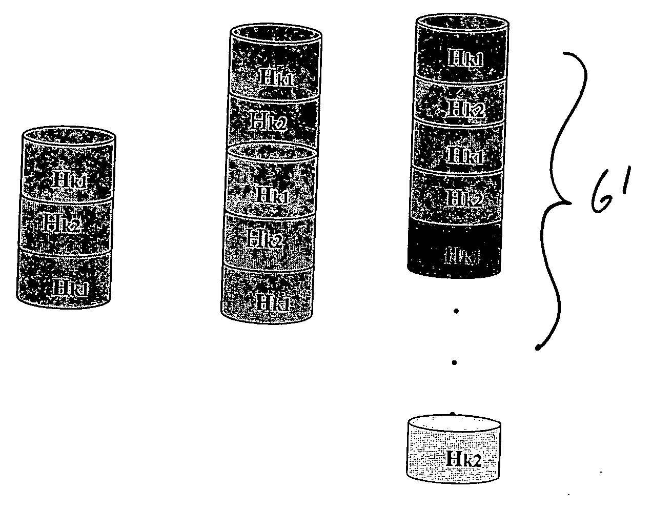 Perpendicular magnetic recording media with magnetic anisotropy/coercivity gradient and local exchange coupling