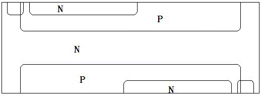 Low-capacitance and low-voltage semiconductor overvoltage protection device