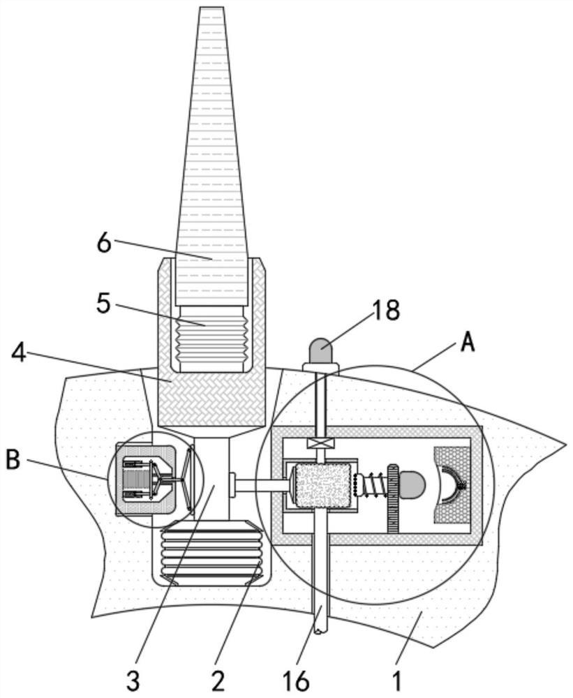 Soil turning and uniform spraying device for soil ecological environment remediation