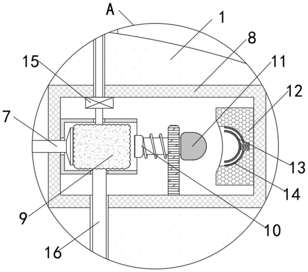 Soil turning and uniform spraying device for soil ecological environment remediation