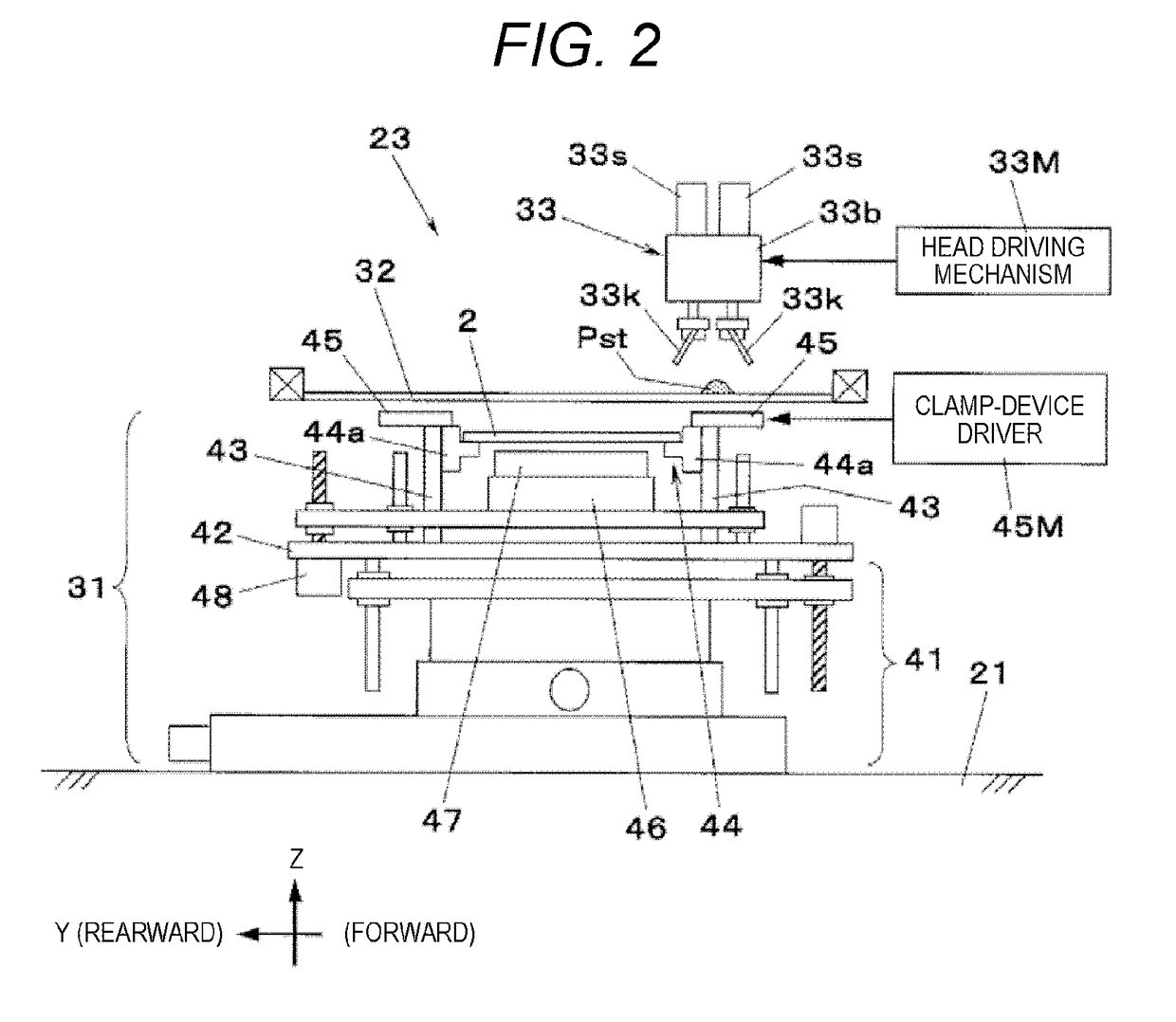 System for manufacturing assembly board and method for installing undersupporting device of the system