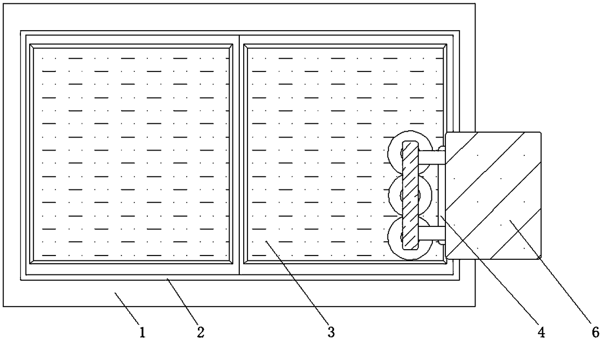 External protection manual cleaning device for domestic window glass