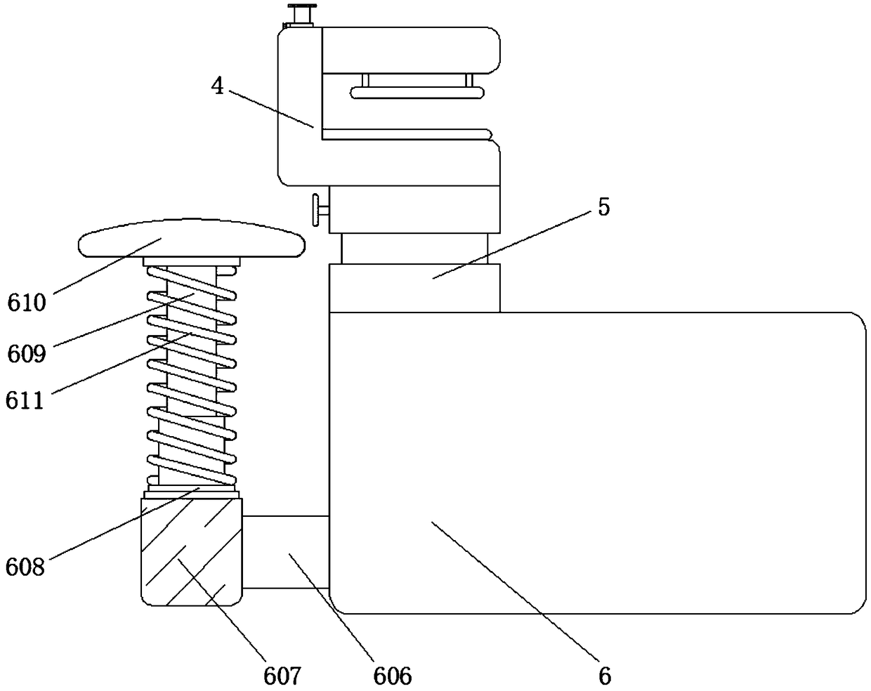 External protection manual cleaning device for domestic window glass