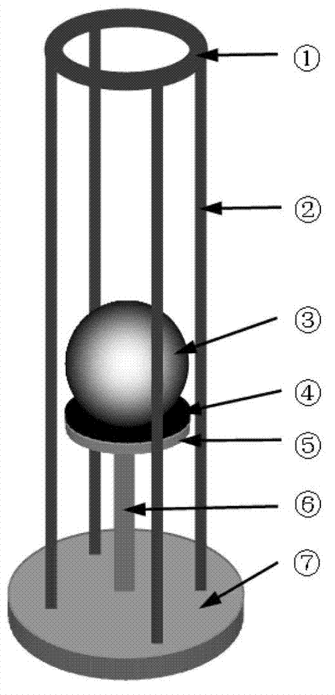 Method for testing deicing effect of rubber grain bituminous pavement