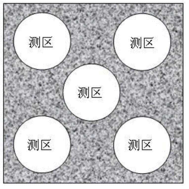 Method for testing deicing effect of rubber grain bituminous pavement