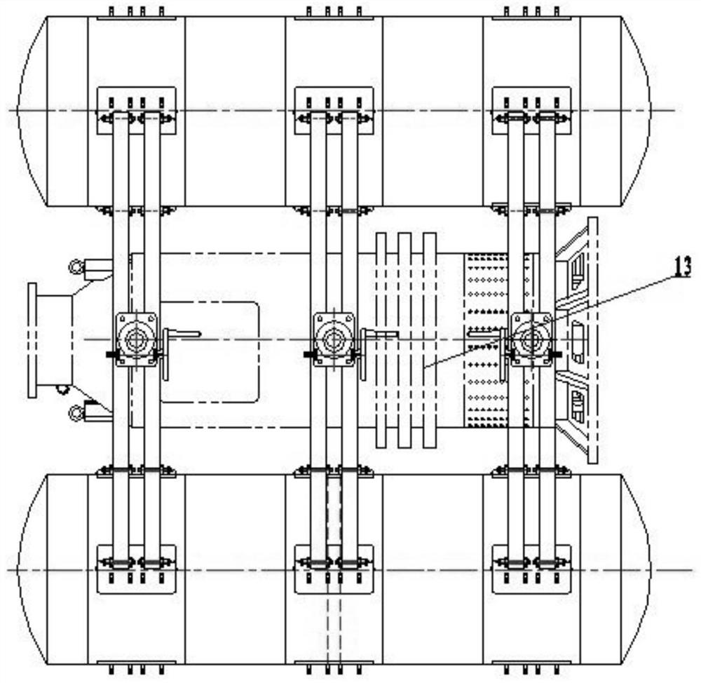 A floating raft system for emergency drainage