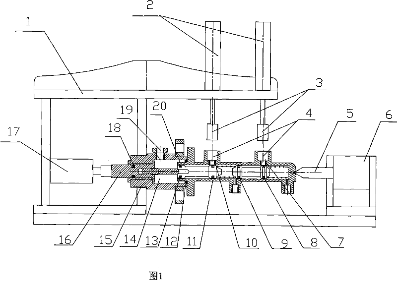 Braking main cylinder vacuum sealing test bench