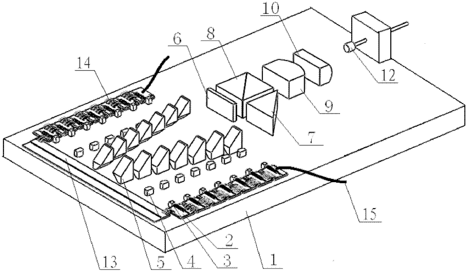 Optical fiber coupling module of platform-type turning and reflecting single-tube semiconductor laser