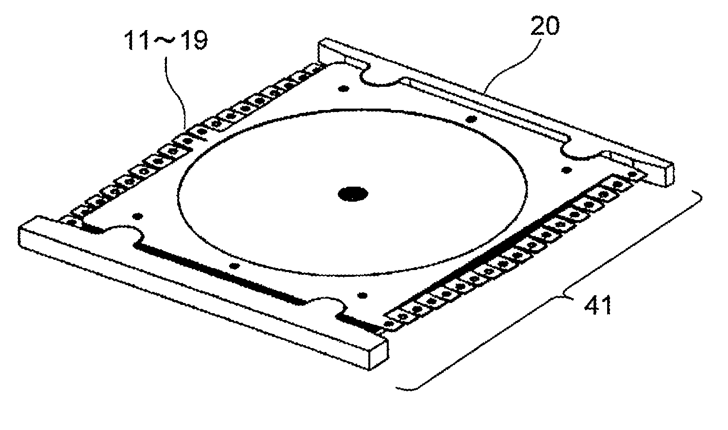 Stacking type tray and tray developing mechanism and stacking type tray developing system