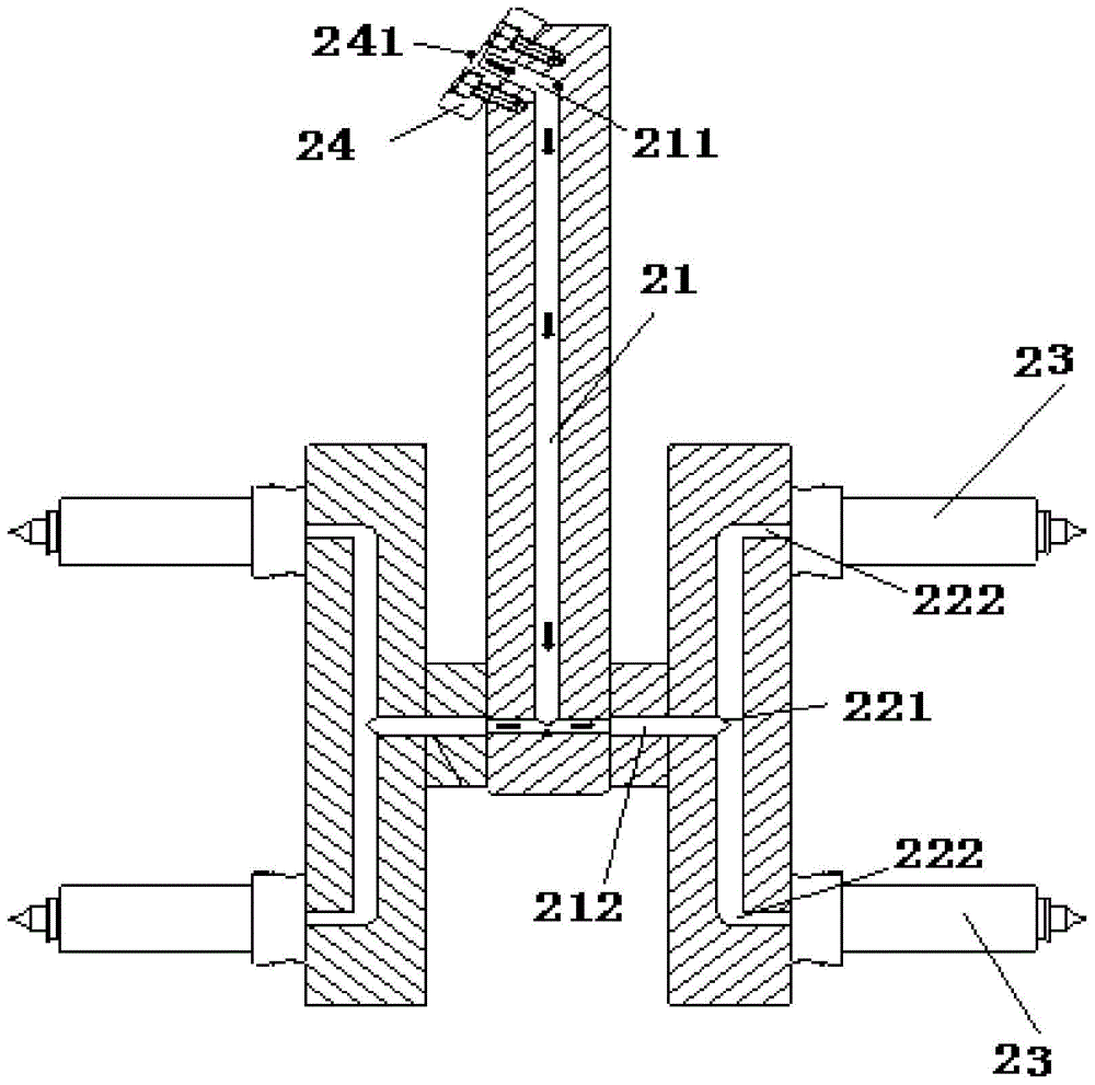 Stacking mold