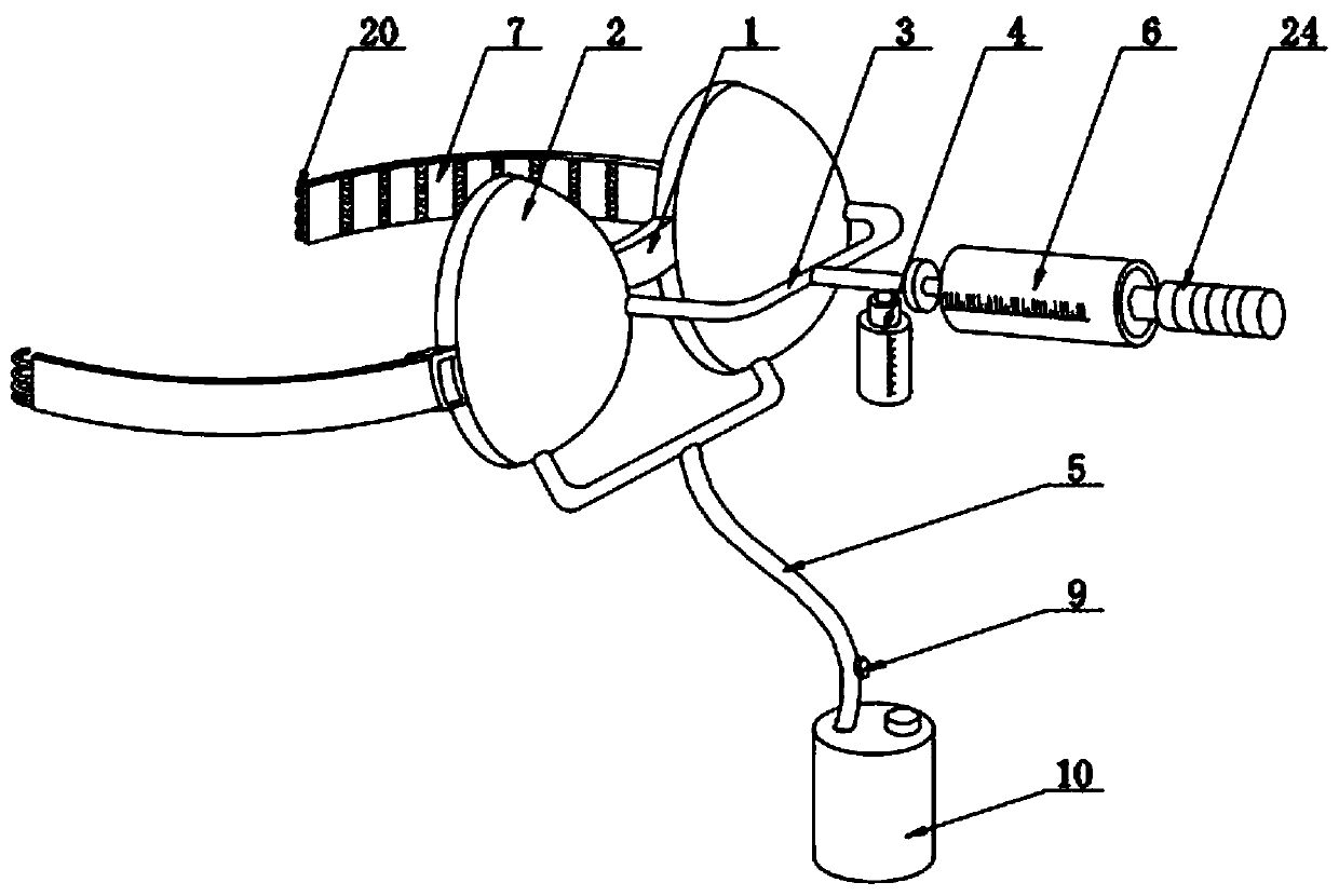 Breast pumping device for performing breast pumping treatment while massaging breasts of puerpera