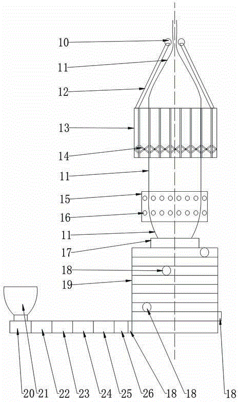 Multilayer co-extrusion high-barrier film and preparation method thereof