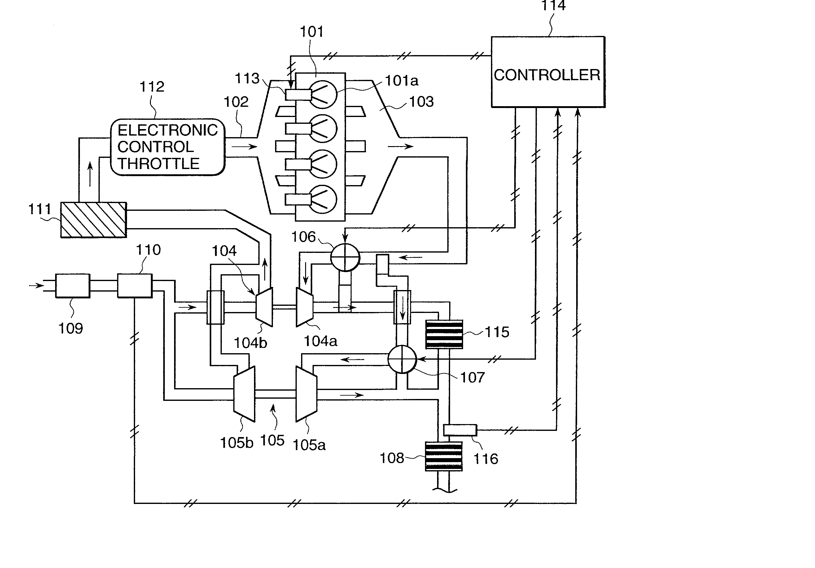 Engine supercharging system