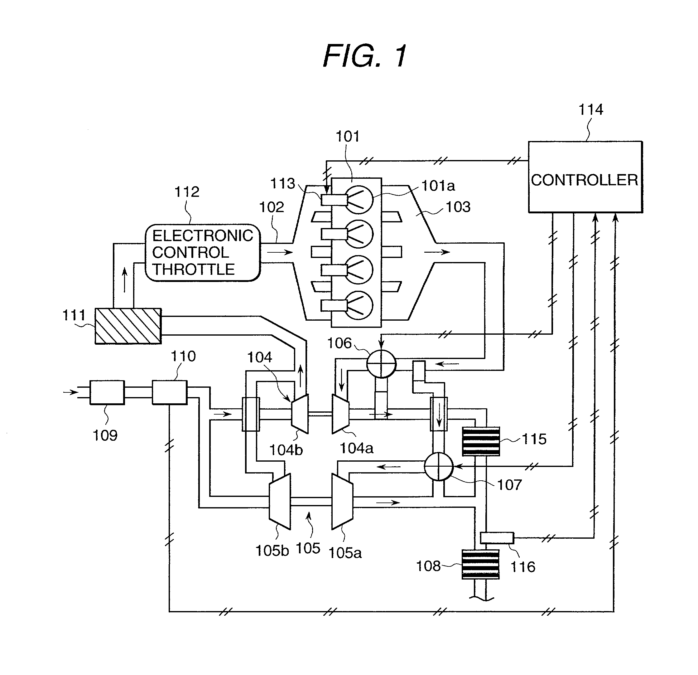 Engine supercharging system