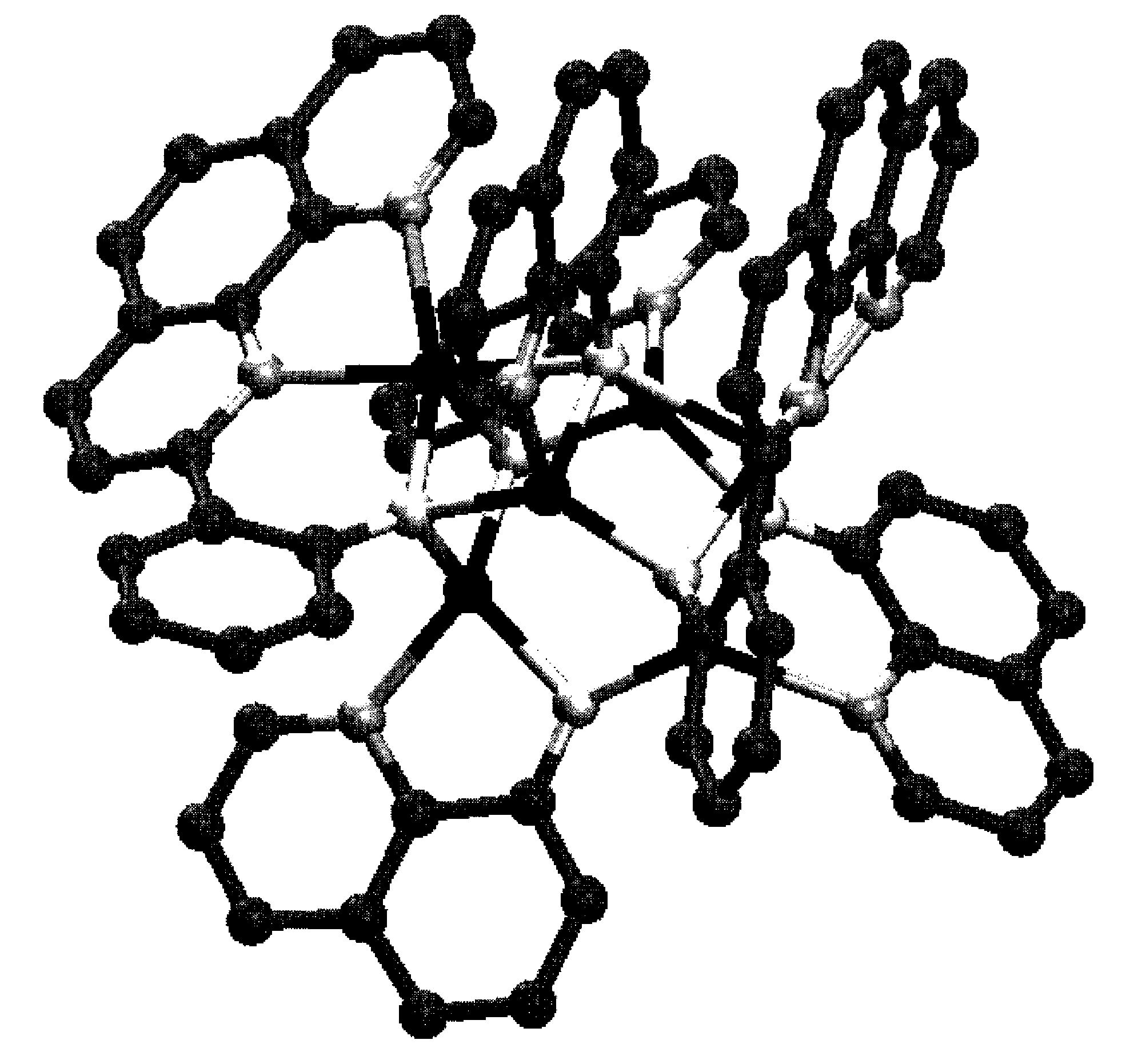 OLED device employing alkali metal cluster compounds