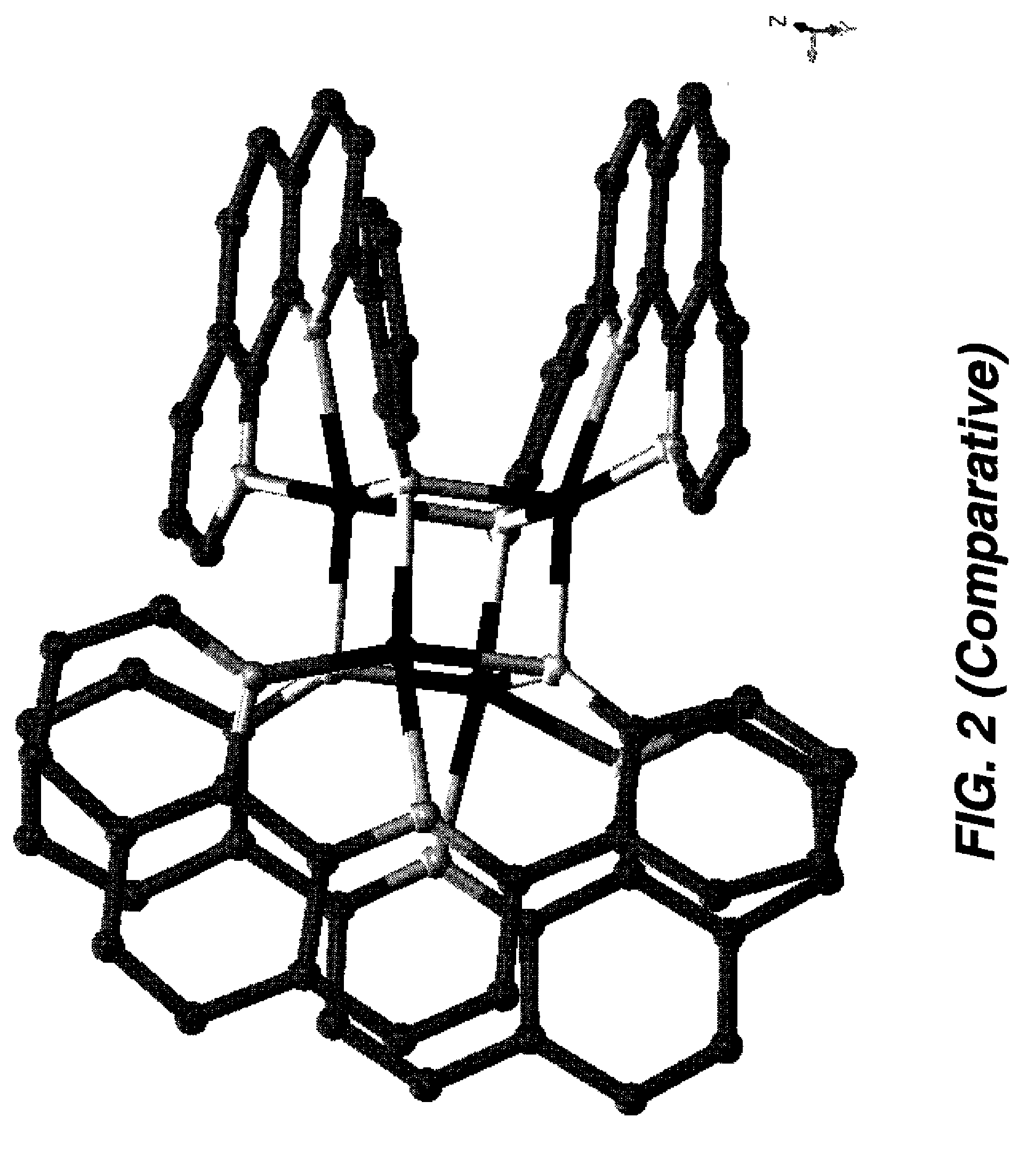 OLED device employing alkali metal cluster compounds