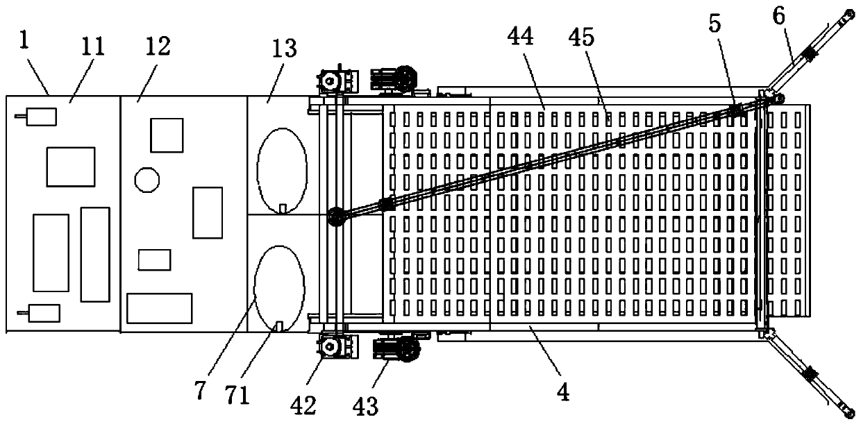 Water surface robot used for water surface garbage clearing and sorting, and sorting and fishing method