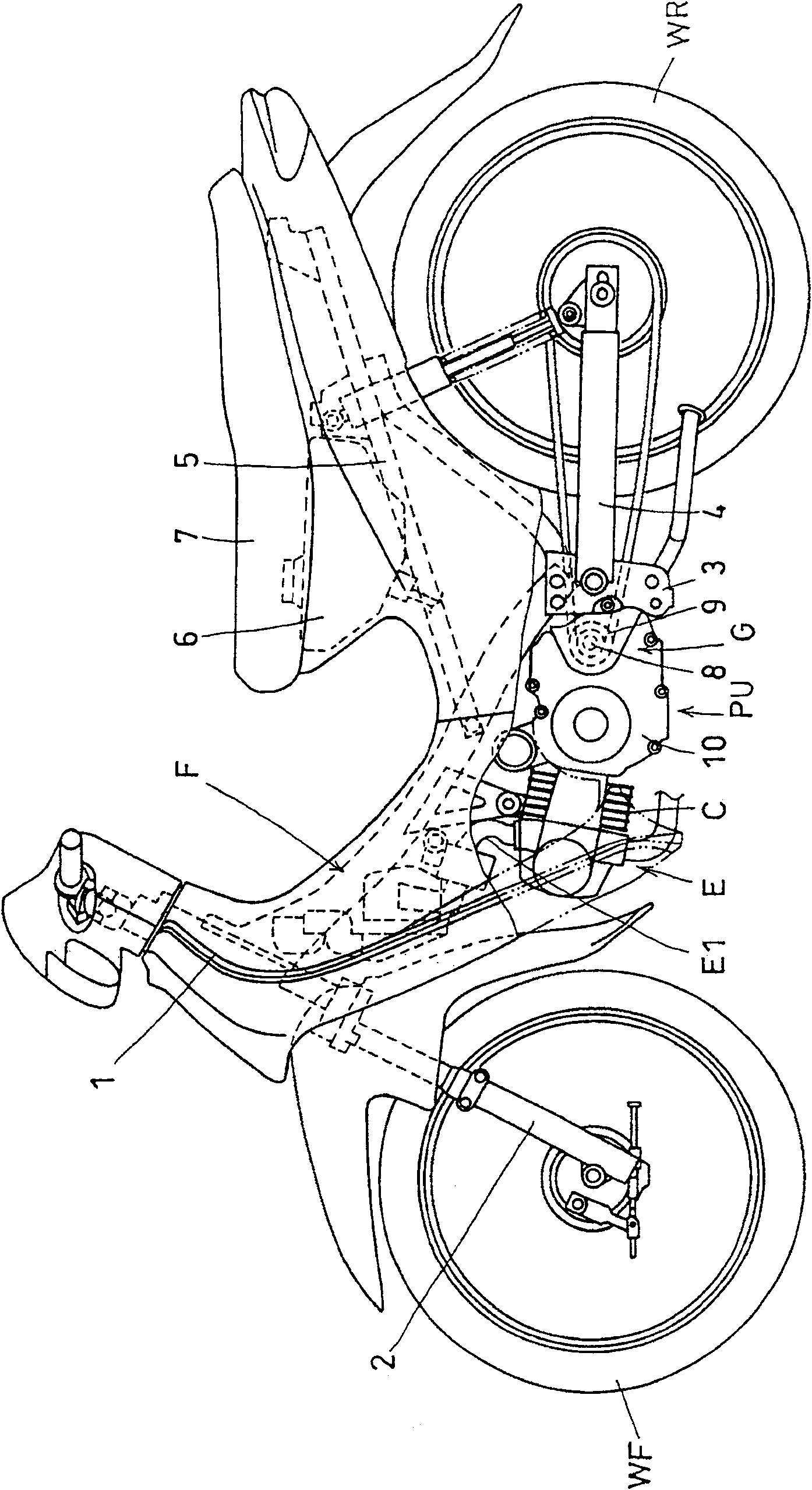 Transmission device for small-sized vehicle