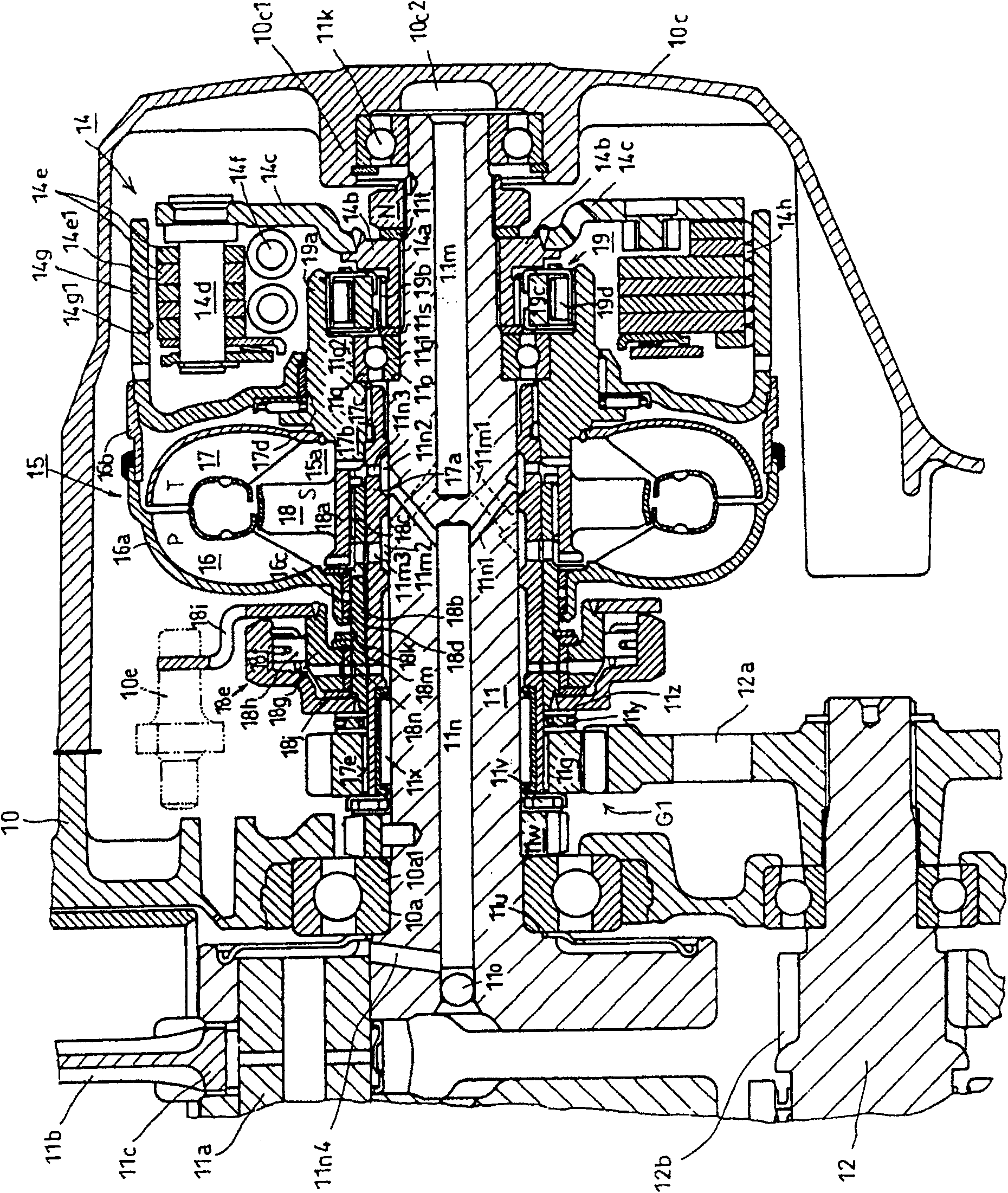 Transmission device for small-sized vehicle