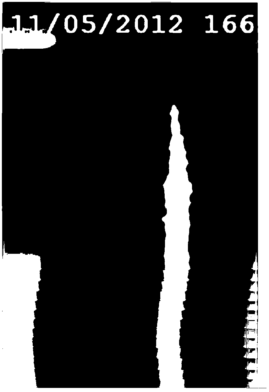 Stepped ultrasonic impact needle device and application thereof