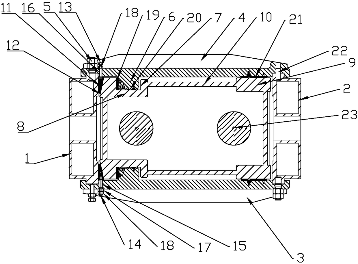 Sliding block guide and precision adjustment structure applied to hot blanking press machine