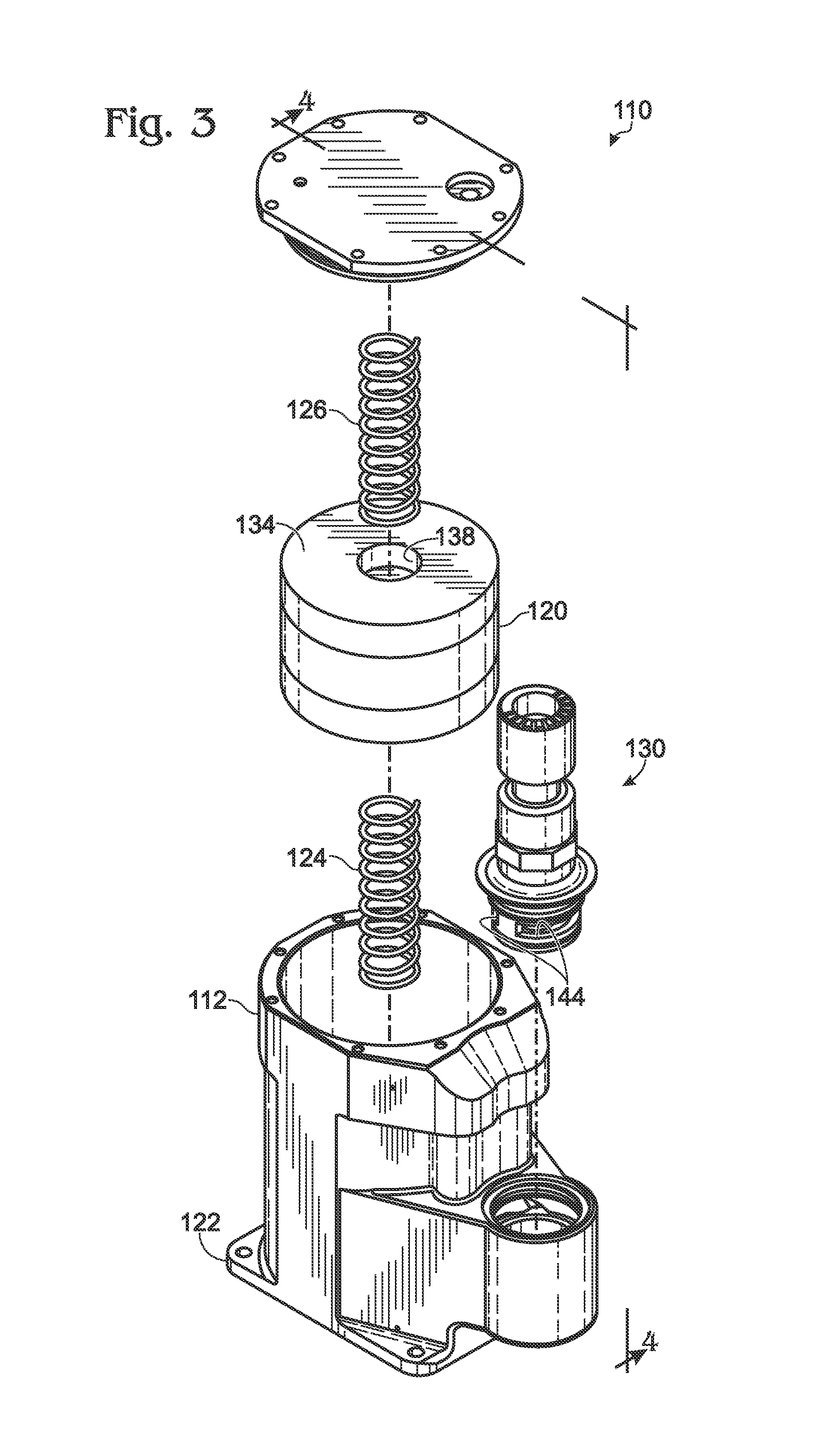 Translational tuned mass damper with continuously adjustable damping characteristics for application to high speed wind tunnel testing