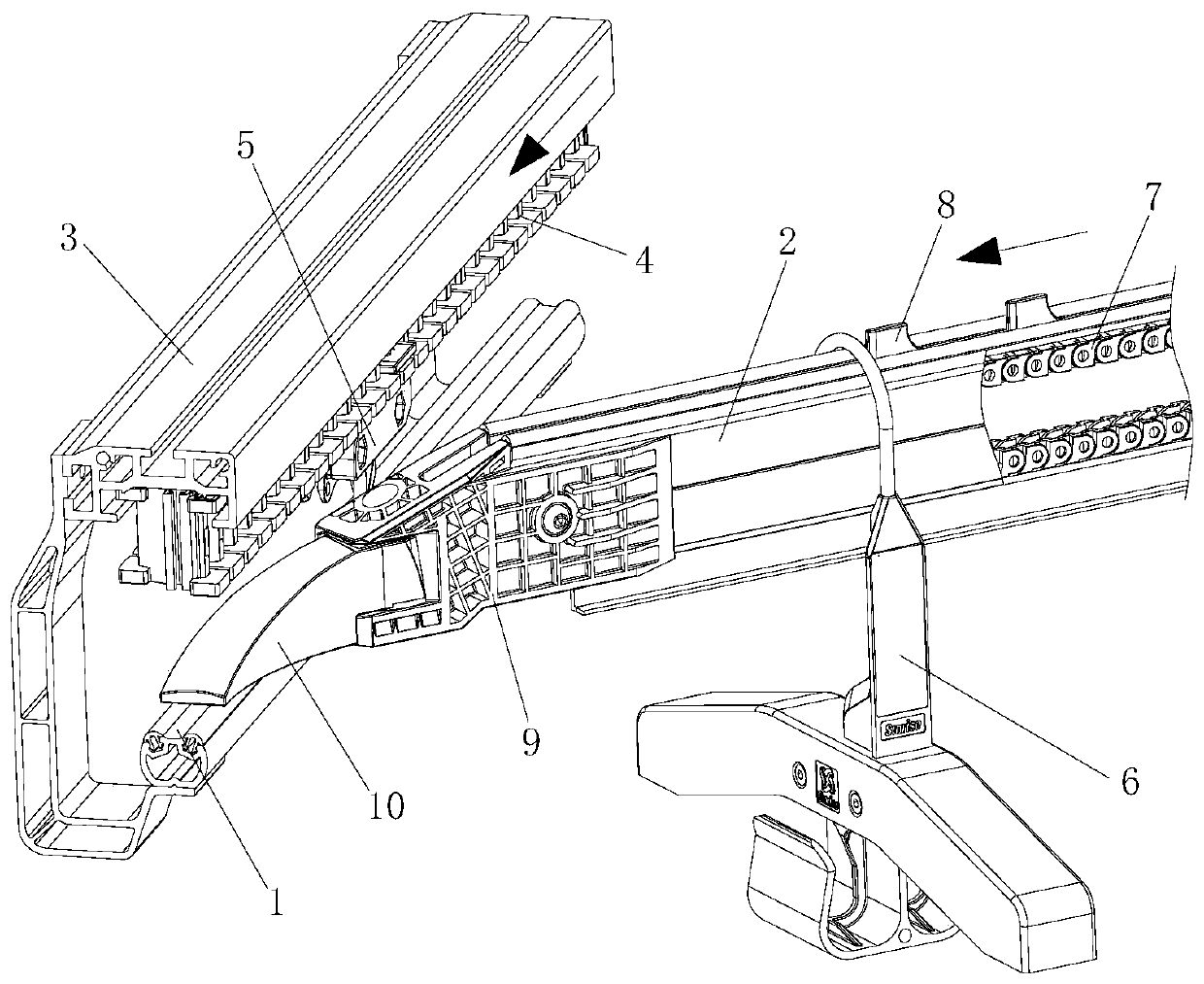 Conveyor line flow-combination mechanism