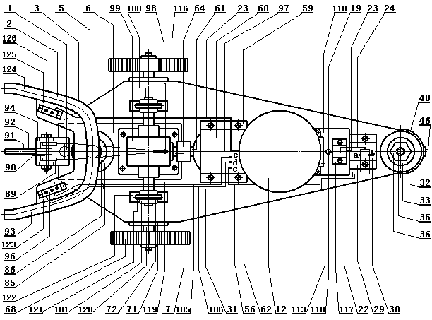 Electric seeding and fertilizing device