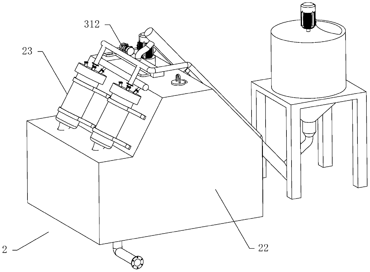 Efficient environment-friendly mixing vehicle