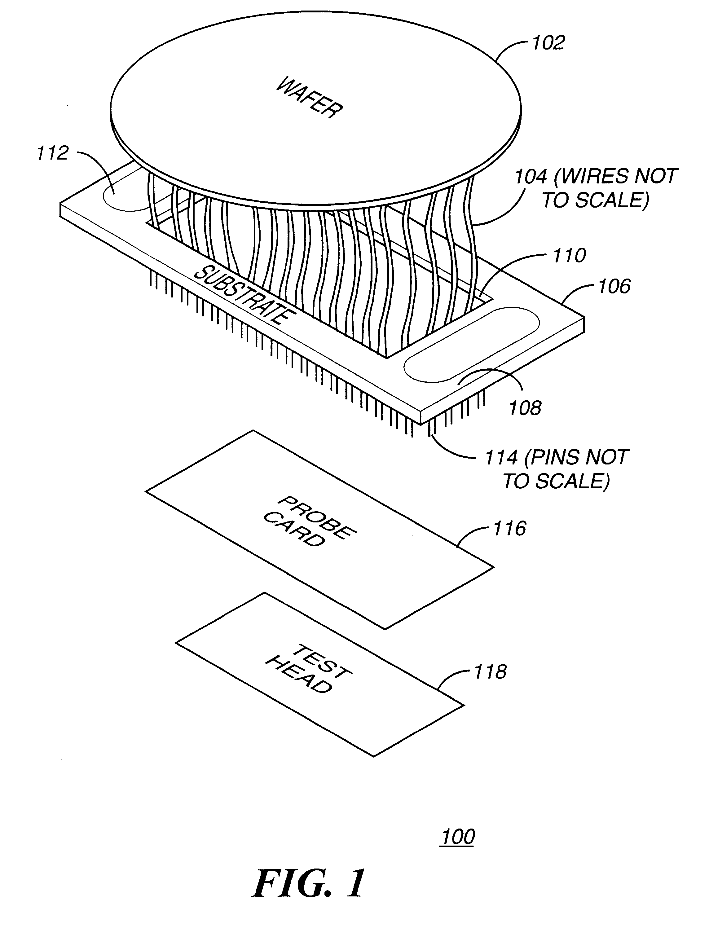 Mechanical fixture for holding electronic devices under test showing adjustments in multiple degrees of freedom