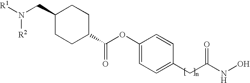 Carbamic acid compounds comprising an ester or ketone linkage as hdac inhibitors