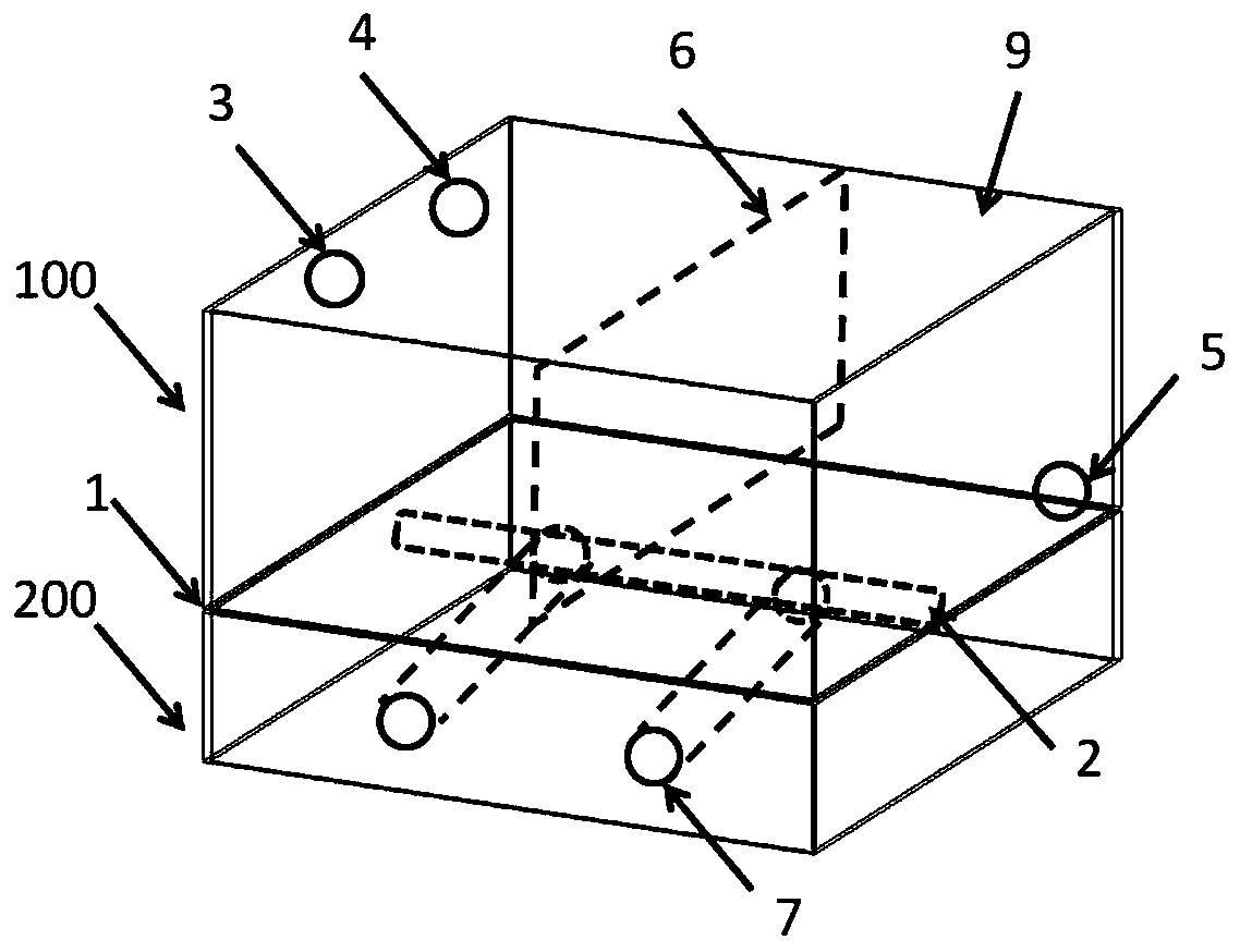 Chemical oxidation-photocatalysis combined device