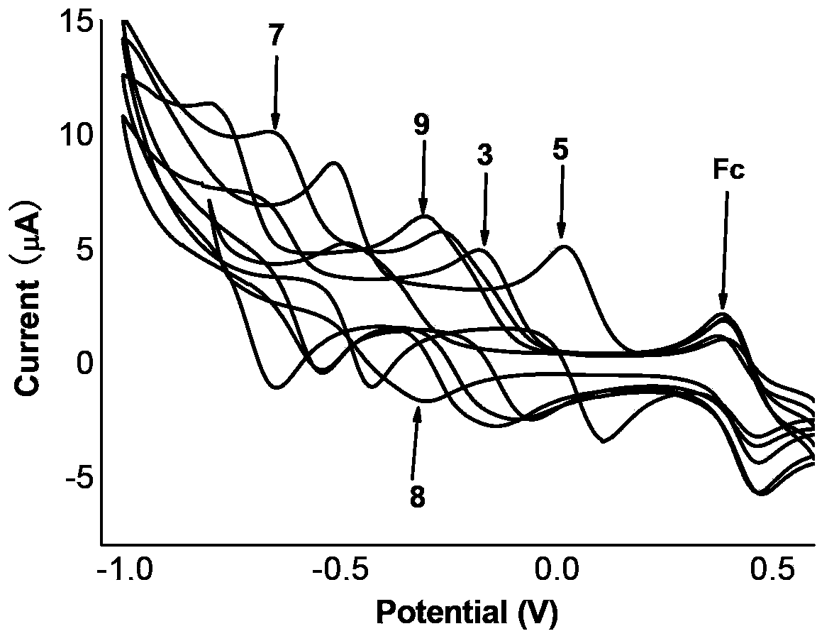 Naphthalimide derivant containing 1, 3-dithiol-2-yliden conjugation unit, preparation method and application