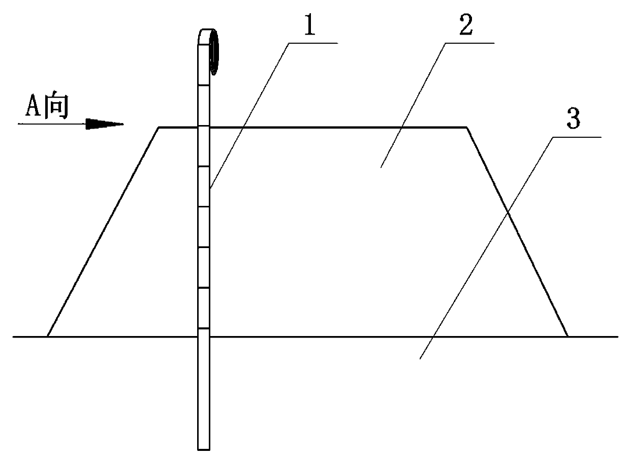 Continuous observation method and continuous observation device for dam deformation based on MEMS array