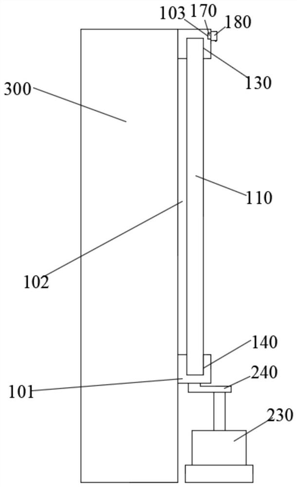 Vertical rolling mill base foundation bolt pre-embedding device