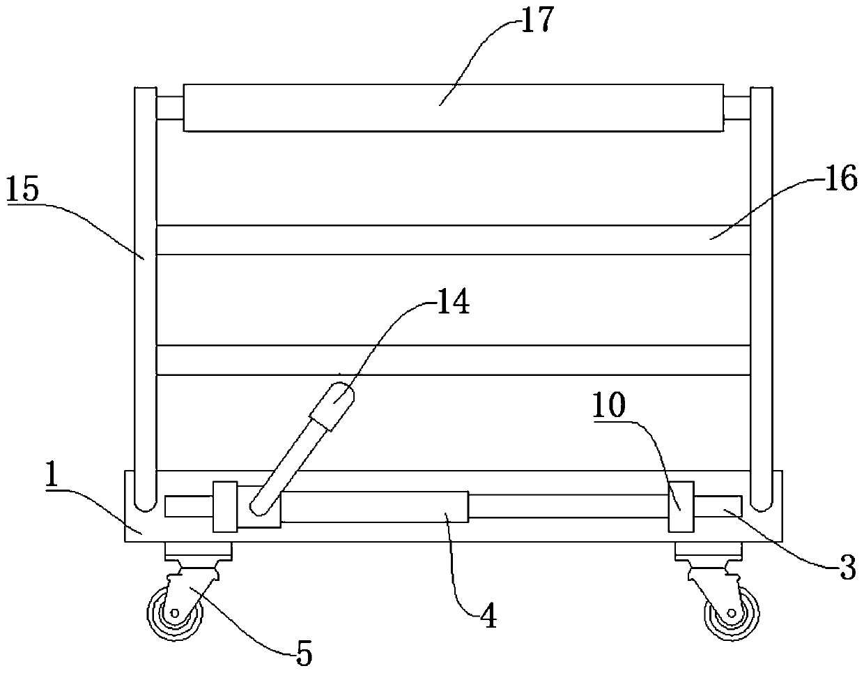 Bracket for assisting movement of automobile