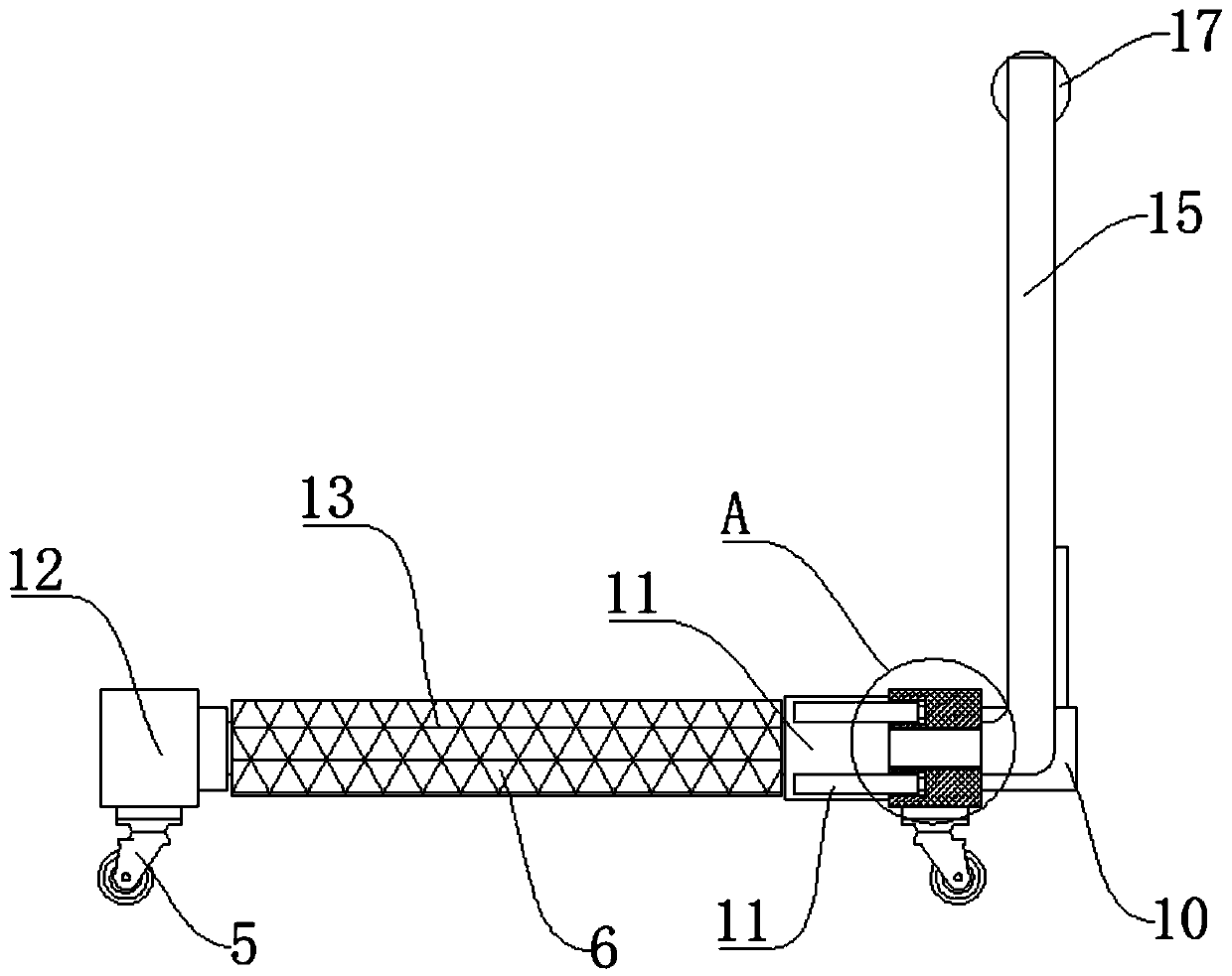 Bracket for assisting movement of automobile