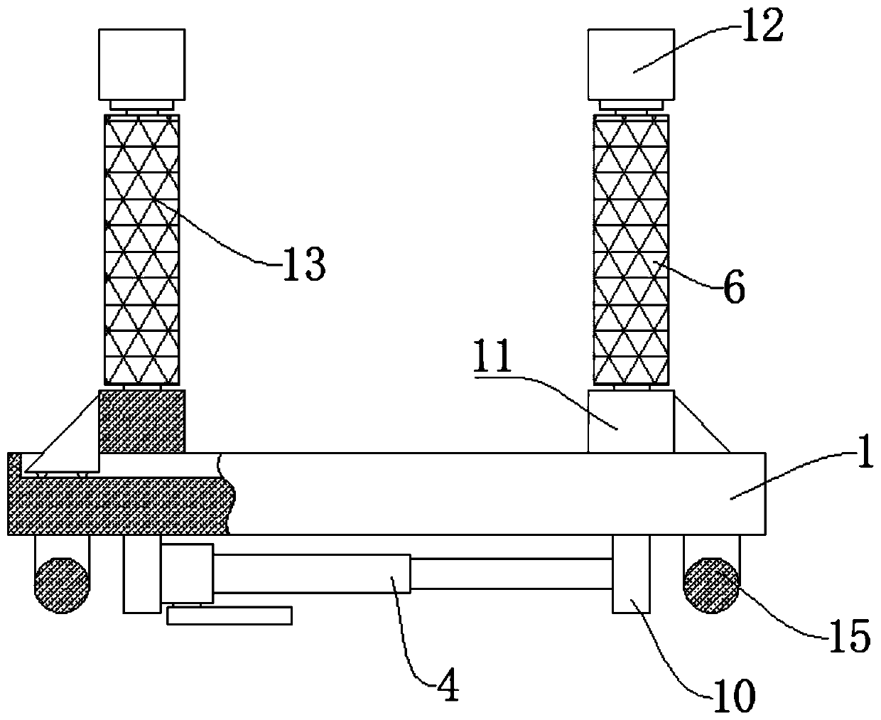 Bracket for assisting movement of automobile