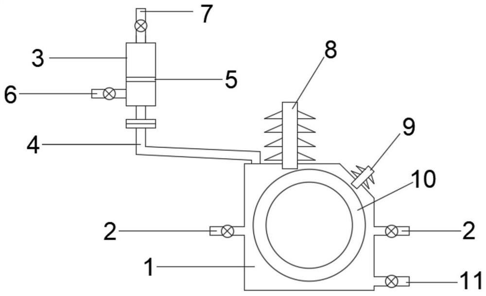 A comprehensive test platform and test method for transformer oil-paper insulation material