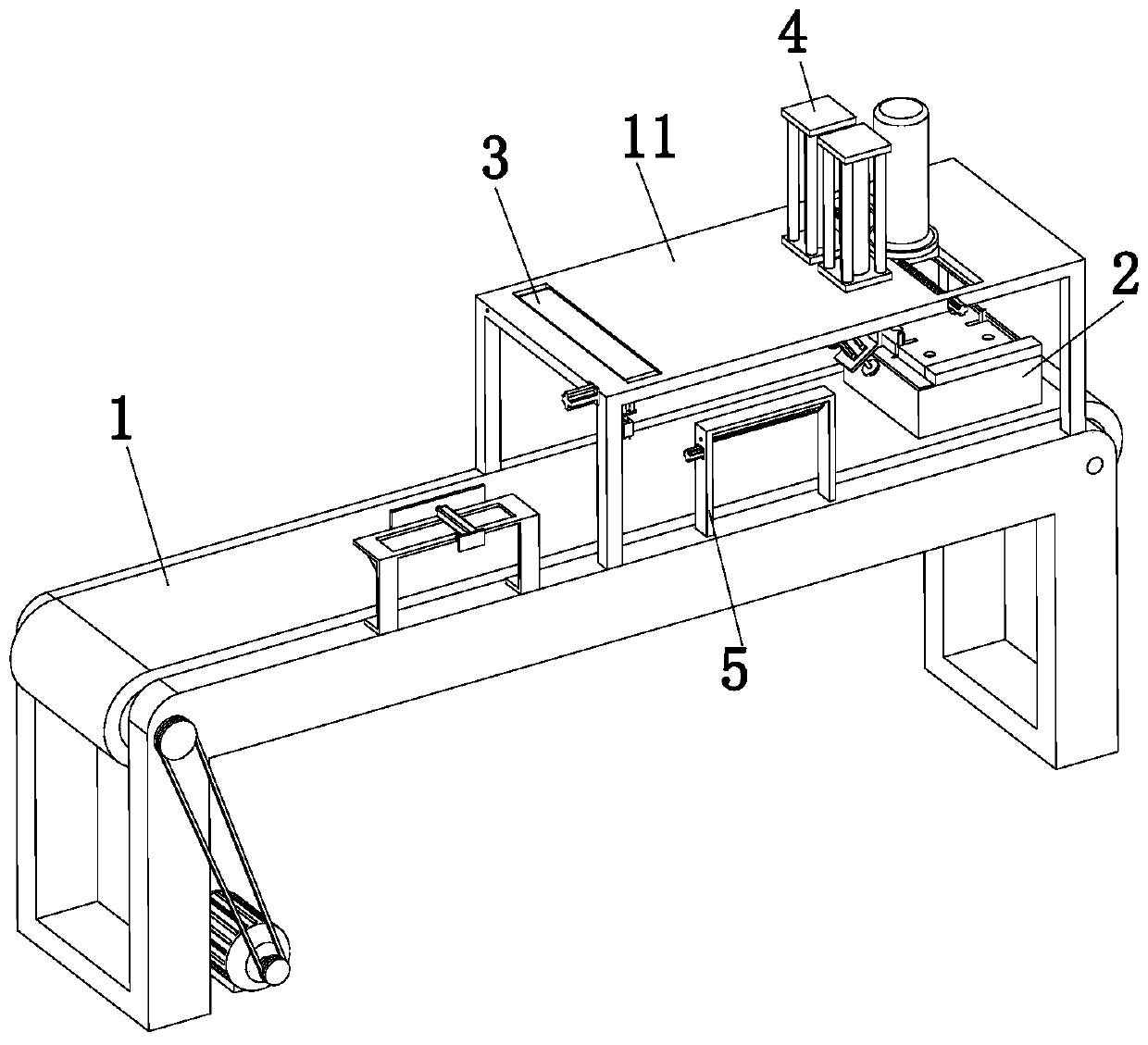 Integrated machining equipment for parts of new energy automobile