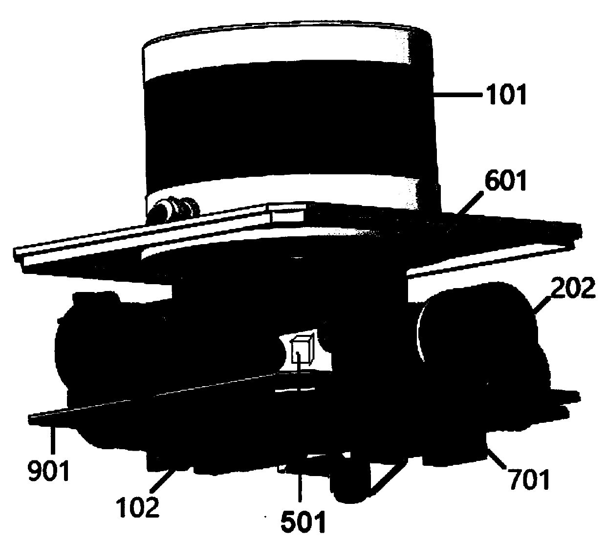 Lifting motion-based panoramic three-dimensional color laser scanning system and method thereof