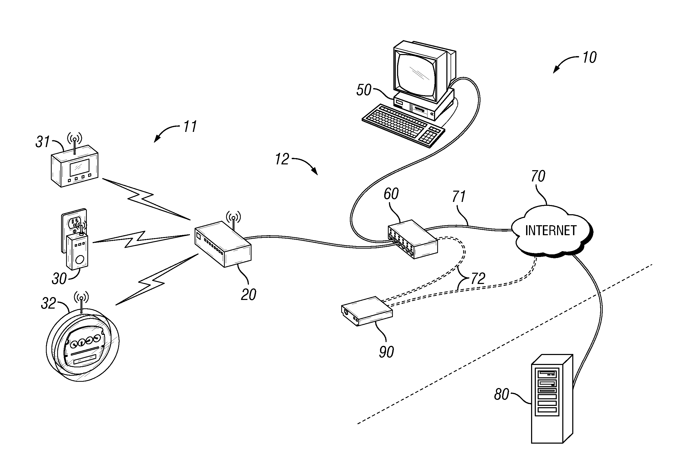 Smart methane monitor